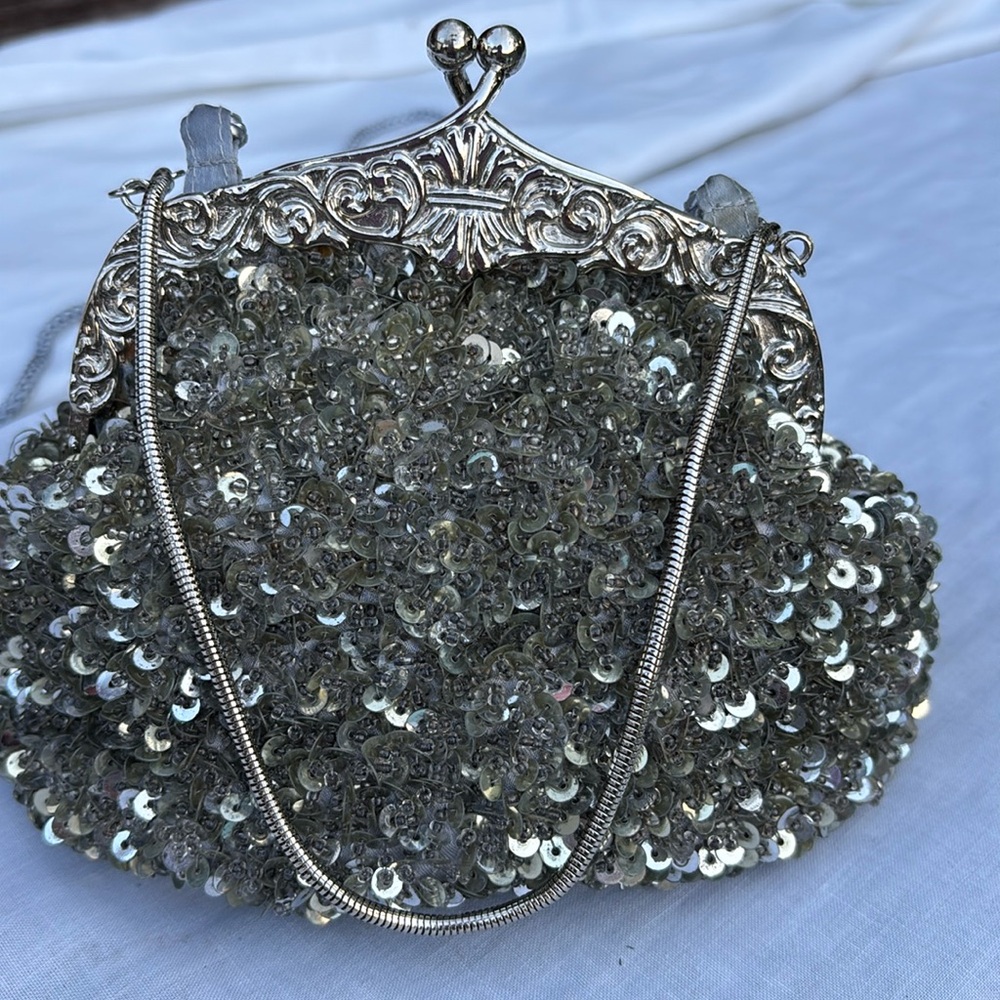 Kate Landry sequin evening bag